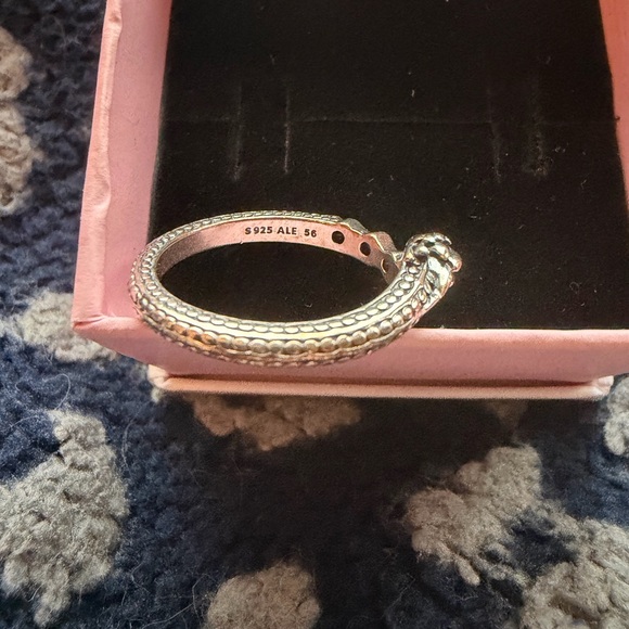 Pandora Game of Thrones Silver Dragon Ring - Picture 3 of 3